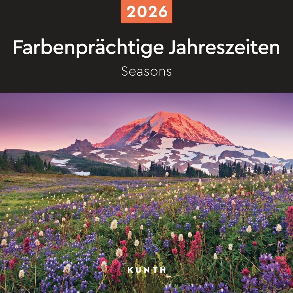 Farbenprächtige Jahreszeiten - KUNTH Broschurkalender 2026 main product photo