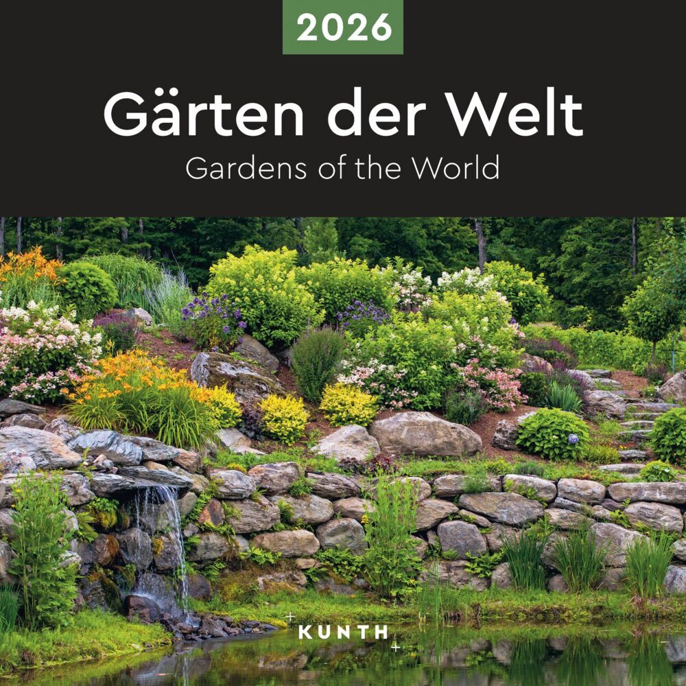 Gärten der Welt - KUNTH Broschurkalender 2026 main product photo