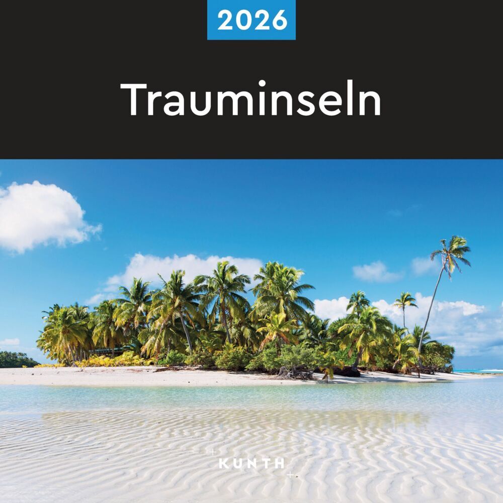Trauminseln - KUNTH Broschurkalender 2026 main product photo