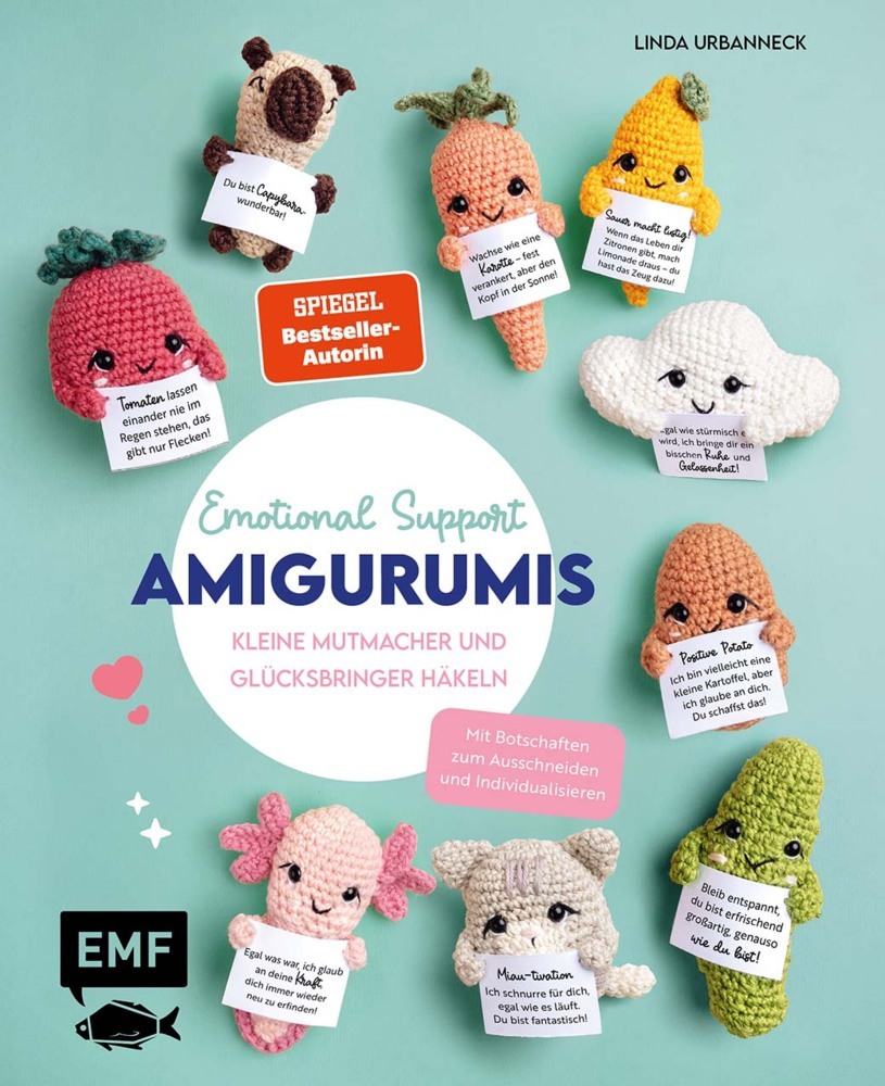 Emotional Support Amigurumis - Kleine Mutmacher und Glücksbringer häkeln main product photo