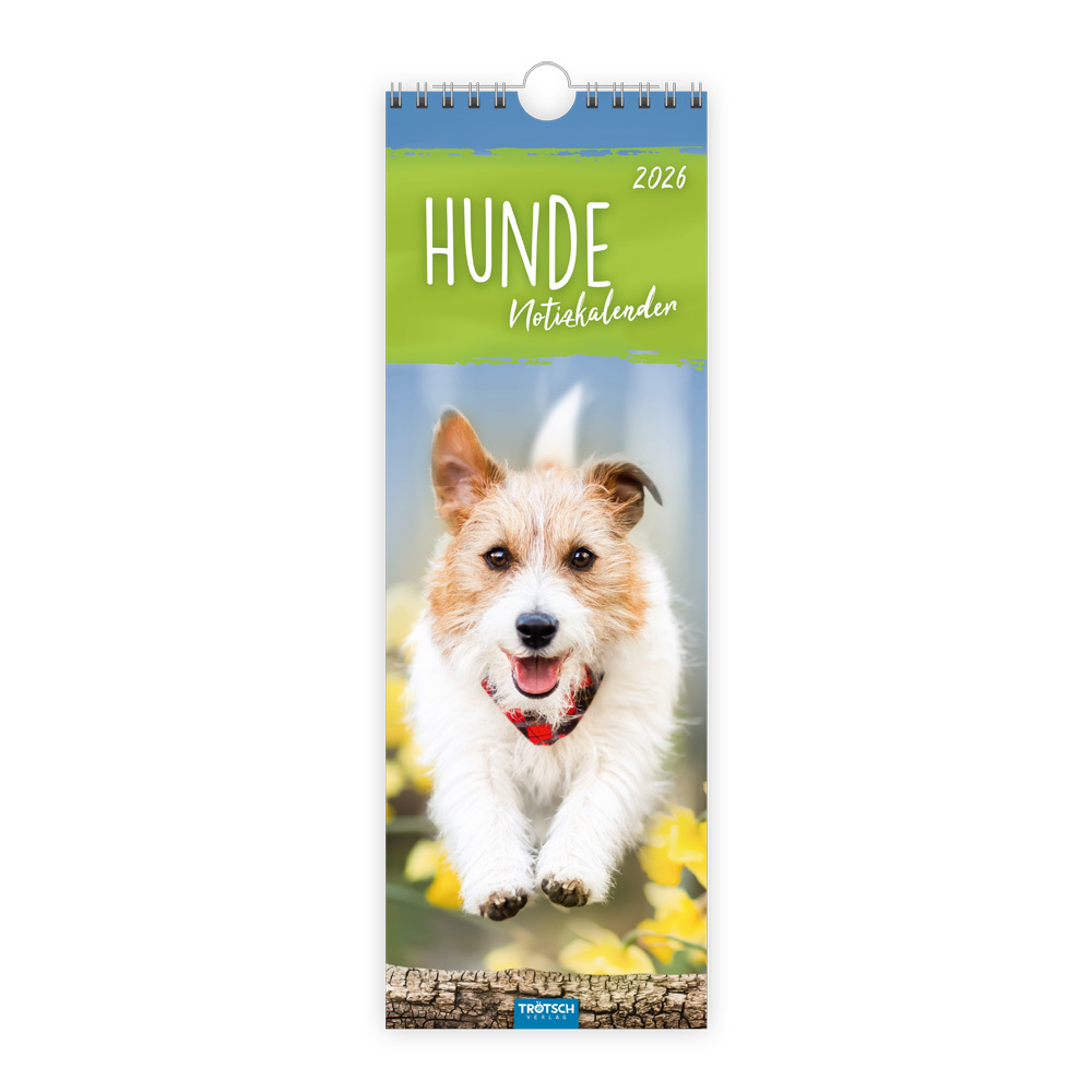 Trötsch Streifenkalender Hunde 2026 Notizkalender main product photo