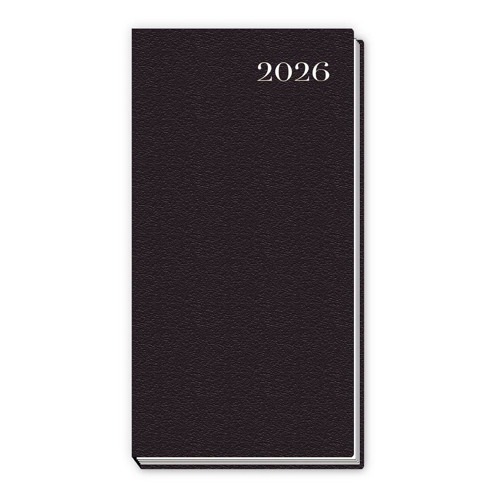 Trötsch Taschenkalender mit Telefonverzeichnis 2026 Schwarz main product photo