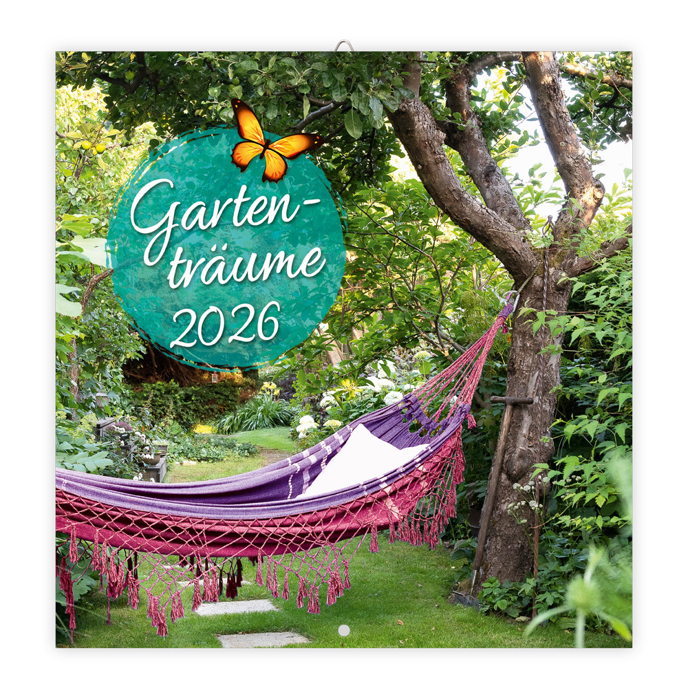 Trötsch Broschürenkalender Gartenträume 2026 main product photo