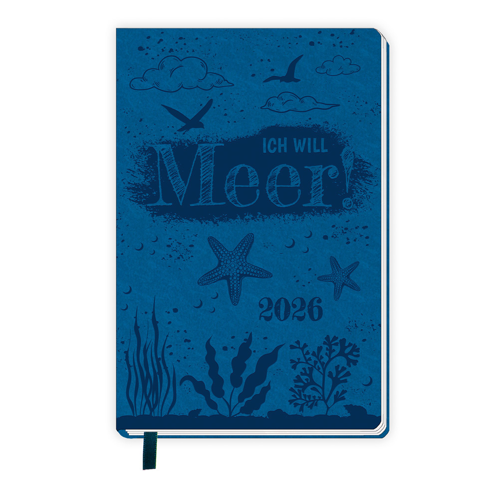 Trötsch Taschenkalender A7 Soft Touch Maritim 2026 main product photo