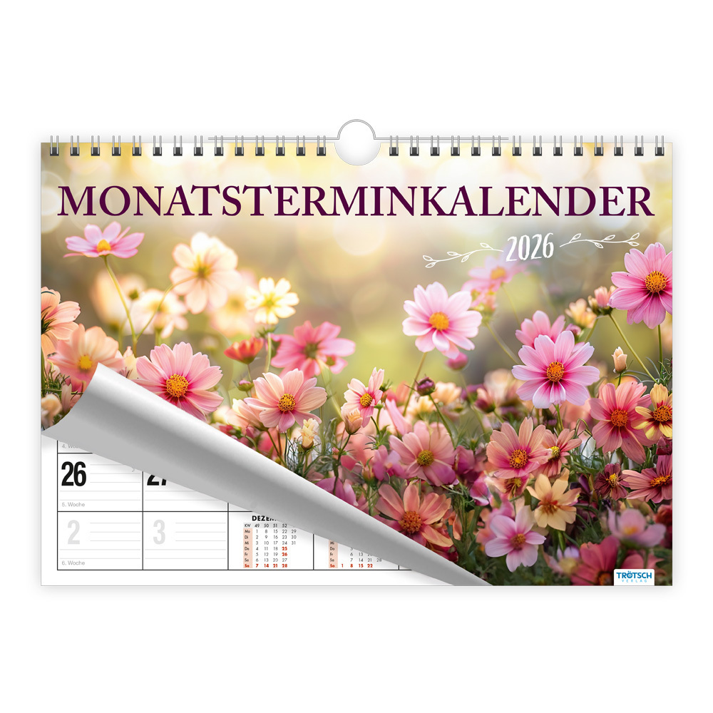 Trötsch Monatsterminer Montasterminkalender mit Fotocover 2026 main product photo
