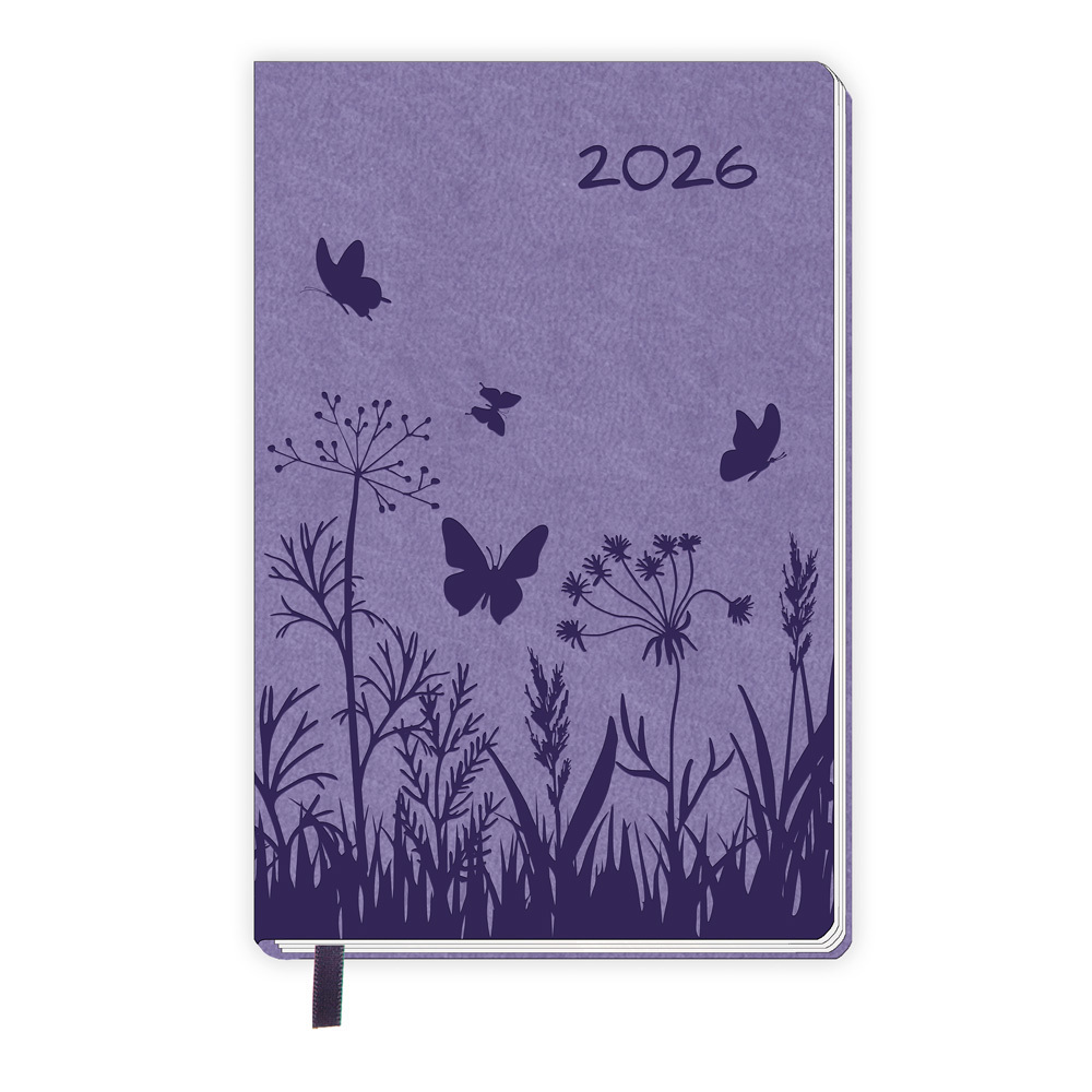 Trötsch Taschenkalender A7 Soft Touch Blumen 2026 main product photo