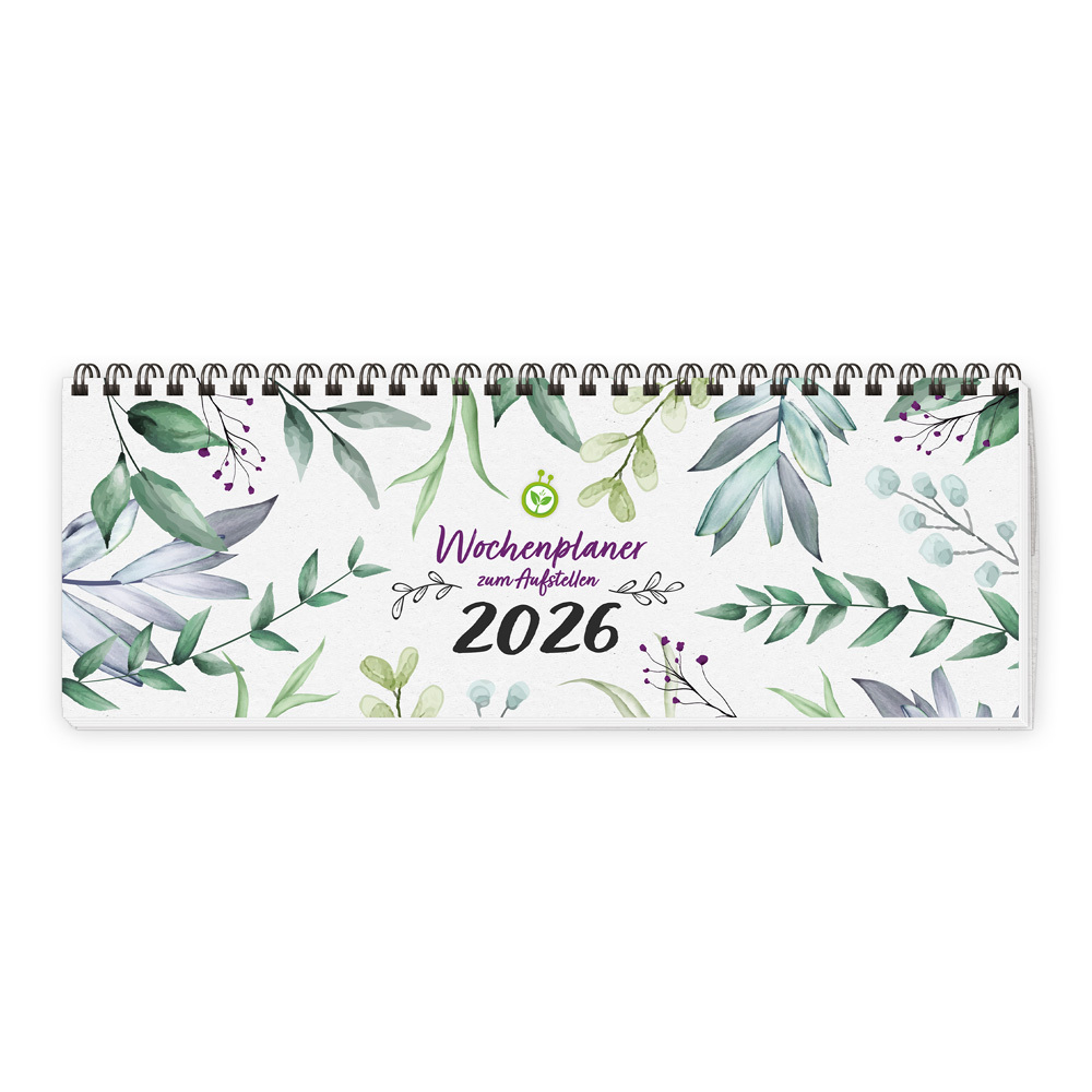 Trötsch Wochenplaner zum Aufstellen Natur 2026 main product photo