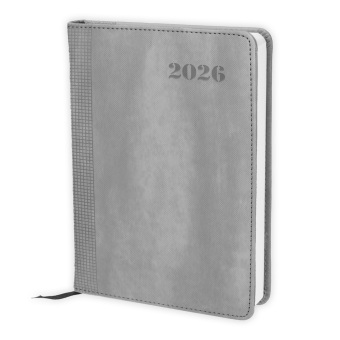Trötsch Buchkalender A5 Grau 2026