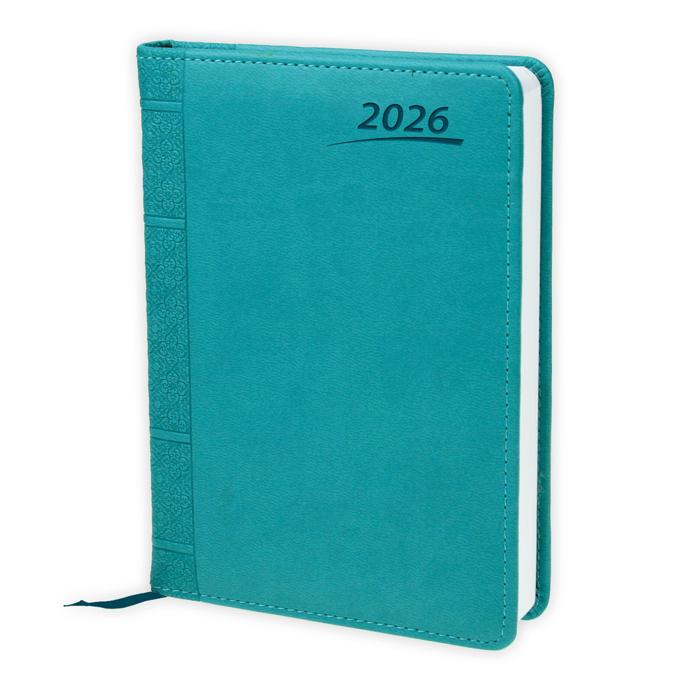 Trötsch Buchkalender A5 Aqua 2026 main product photo