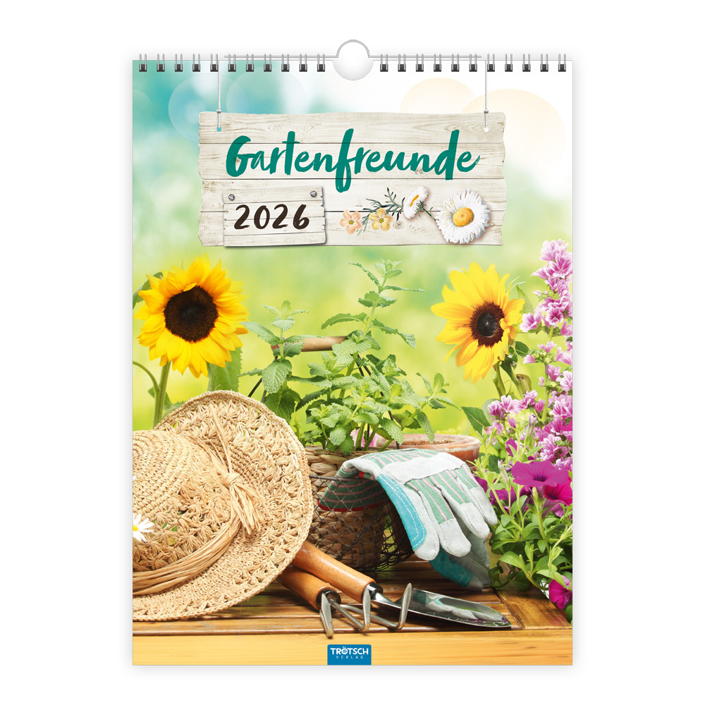 Trötsch Classickalender Gartenfreunde 2026 main product photo