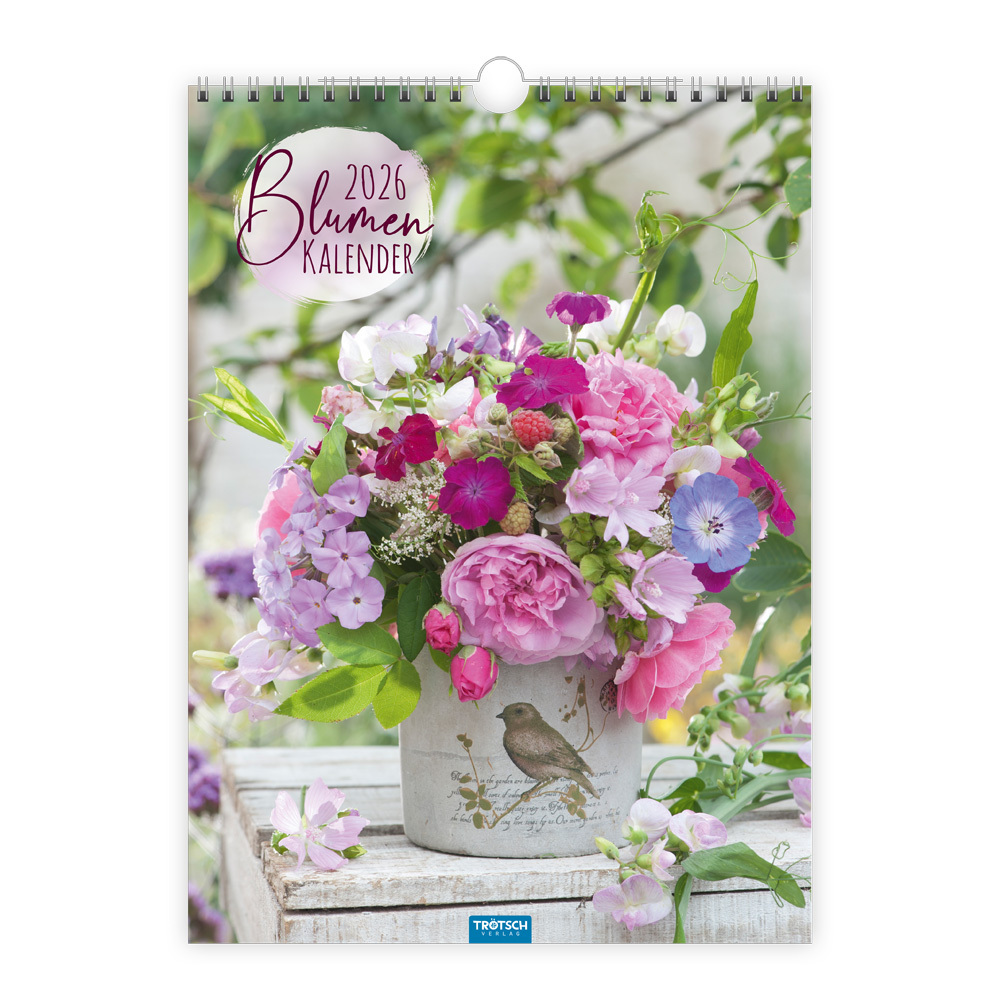 Trötsch Classickalender Blumenkalender 2026 main product photo