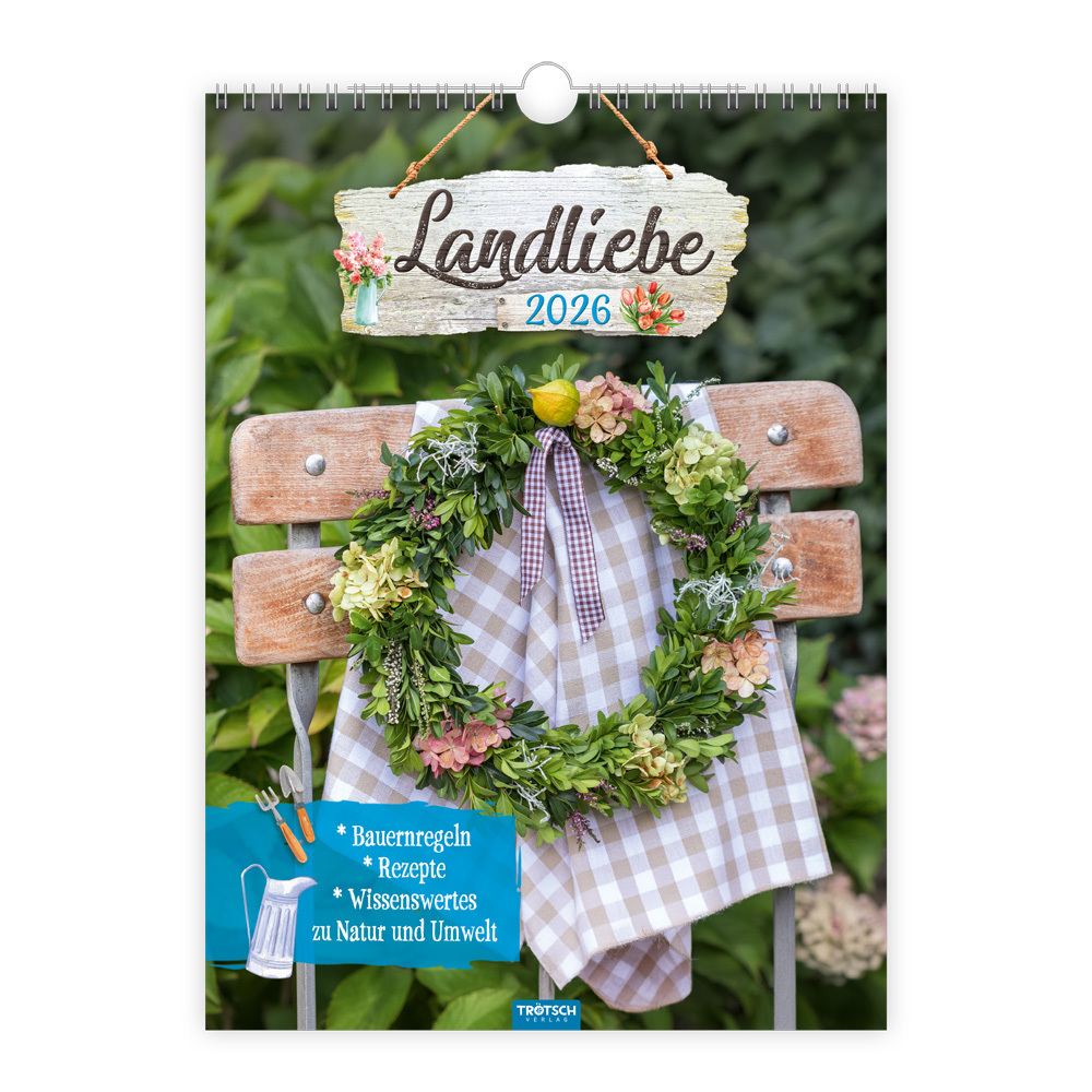 Trötsch Classickalender Landliebe 2026 main product photo
