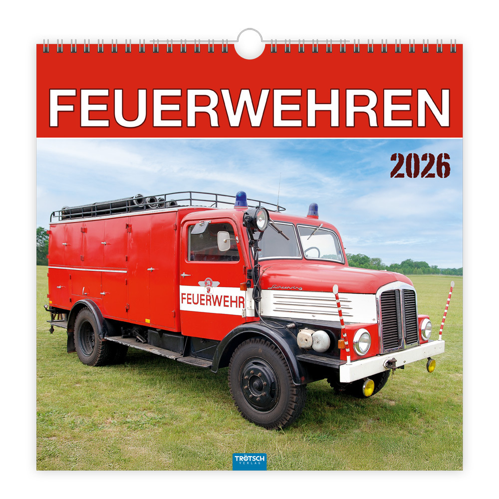 Trötsch Technikkalender Feuerwehren 2026 main product photo
