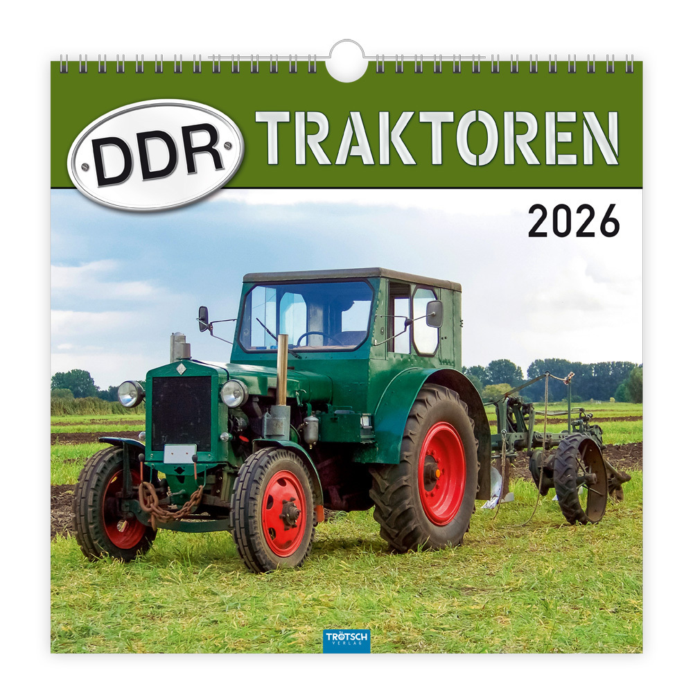 Trötsch Technikkalender DDR-Traktoren 2026 main product photo