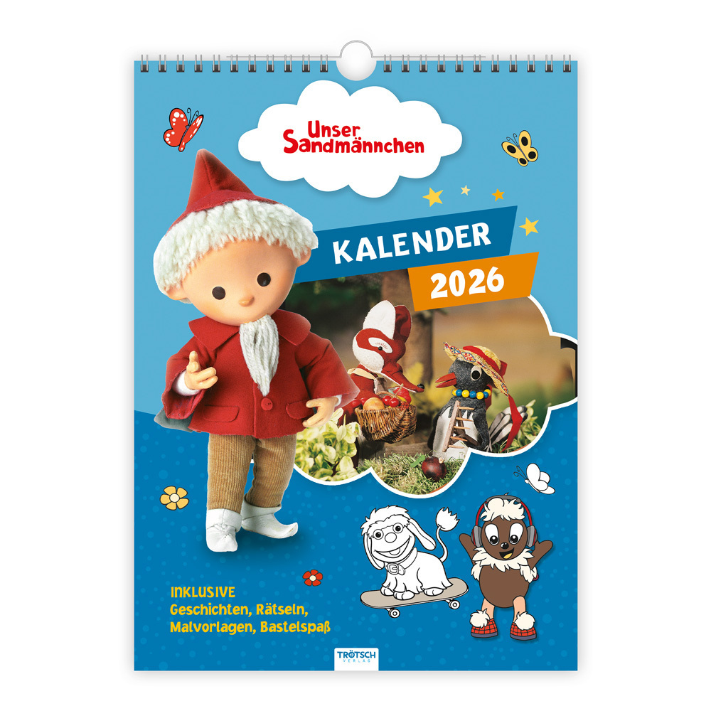 Trötsch Unser Sandmännchen Classickalender Kalender Unser Sandmännchen 2026 main product photo