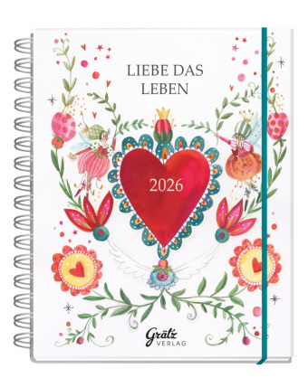 Taschenkalender Liebe das Leben 2026