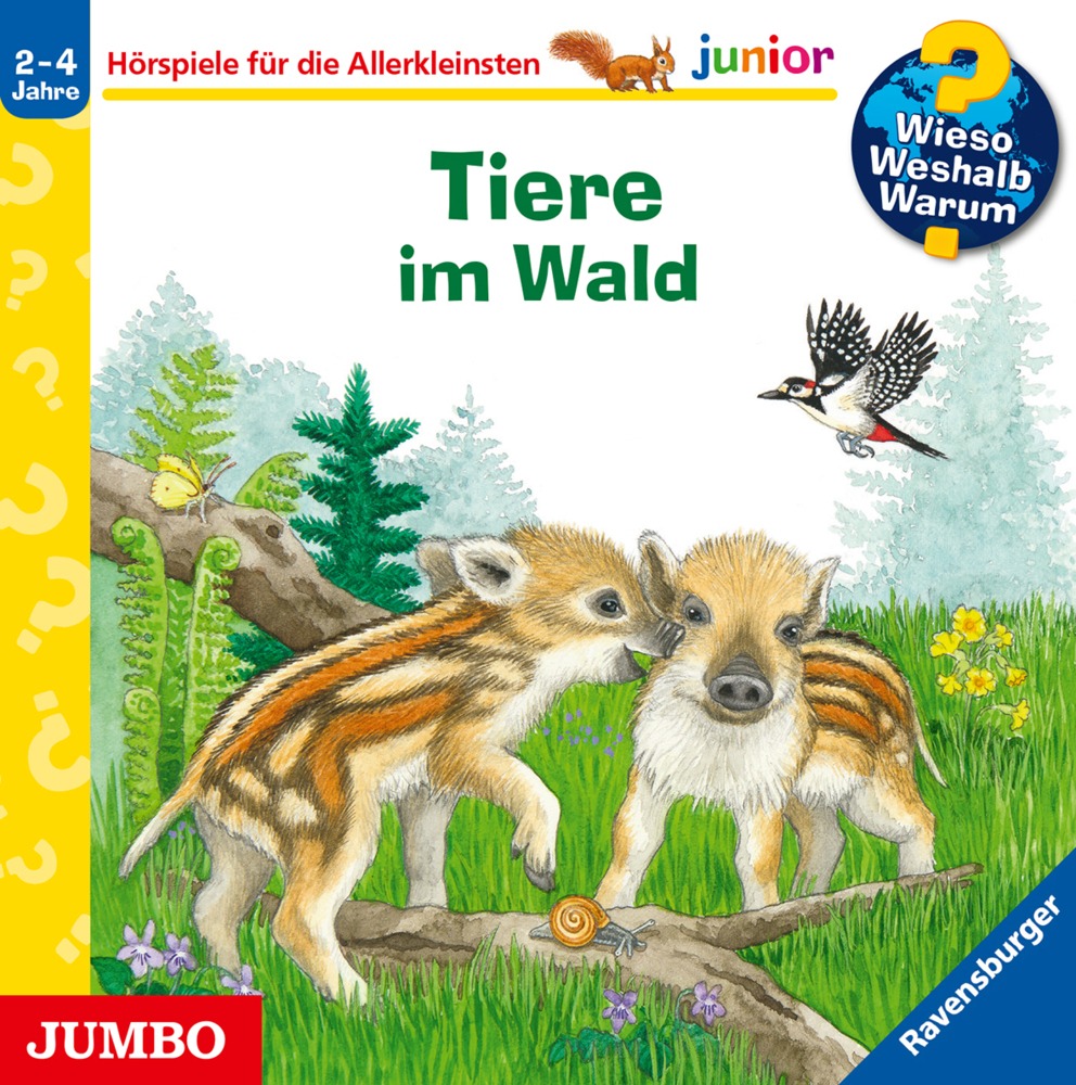 Wieso? Weshalb? Warum? Junior:Tiere im Wald, 1 Audio-CD main product photo