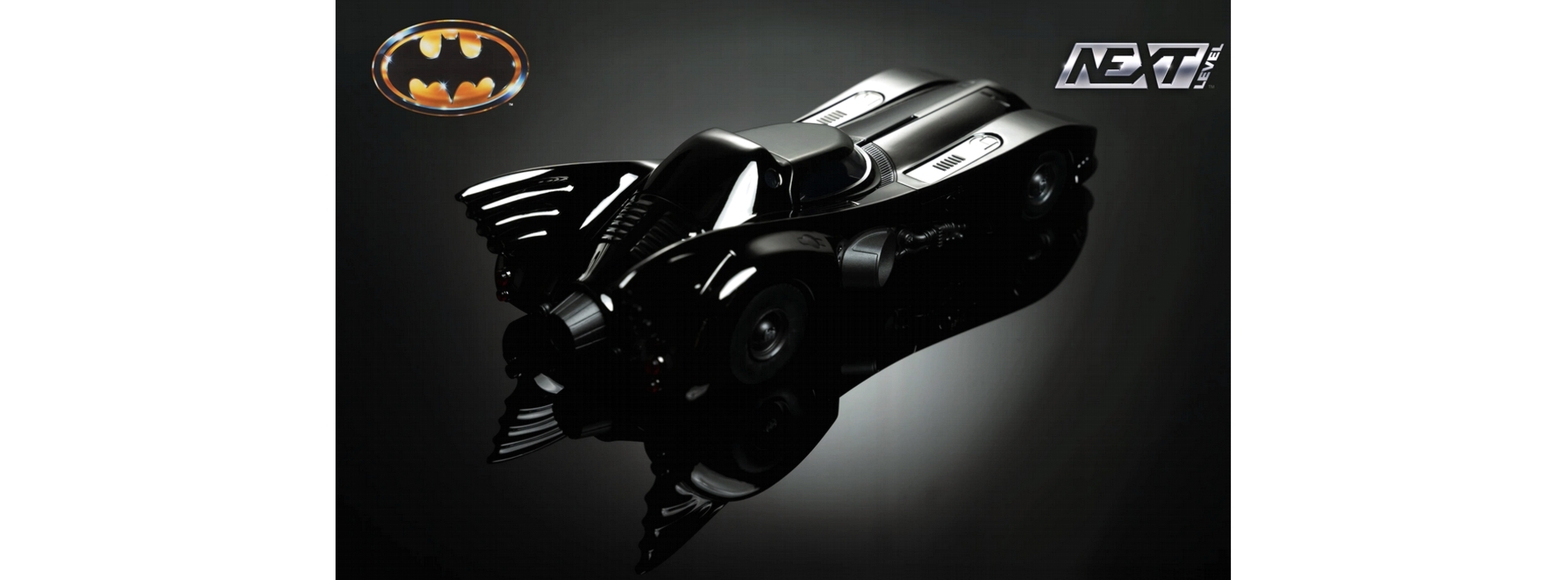 Batmobile mit Figur, Black Chrome, Limitierte Sonderedition main product photo