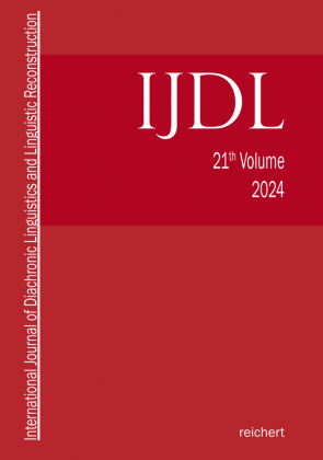 International Journal of Diachronic Linguistics and Linguistic Reconstruction