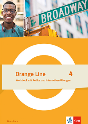Orange Line 4 Grundkurs, m. 1 Beilage