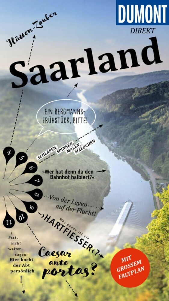 DUMONT direkt Reiseführer E-Book Saarland main product photo