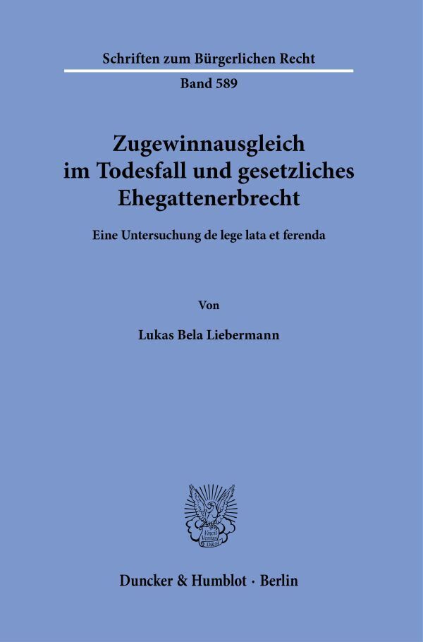 Zugewinnausgleich im Todesfall und gesetzliches Ehegattenerbrecht main product photo