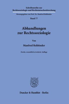 Abhandlungen zur Rechtssoziologie