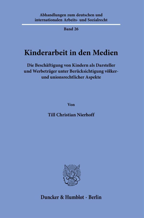 Kinderarbeit in den Medien main product photo