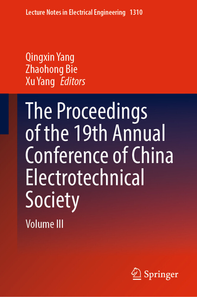 The Proceedings of the 19th Annual Conference of China Electrotechnical Society main product photo