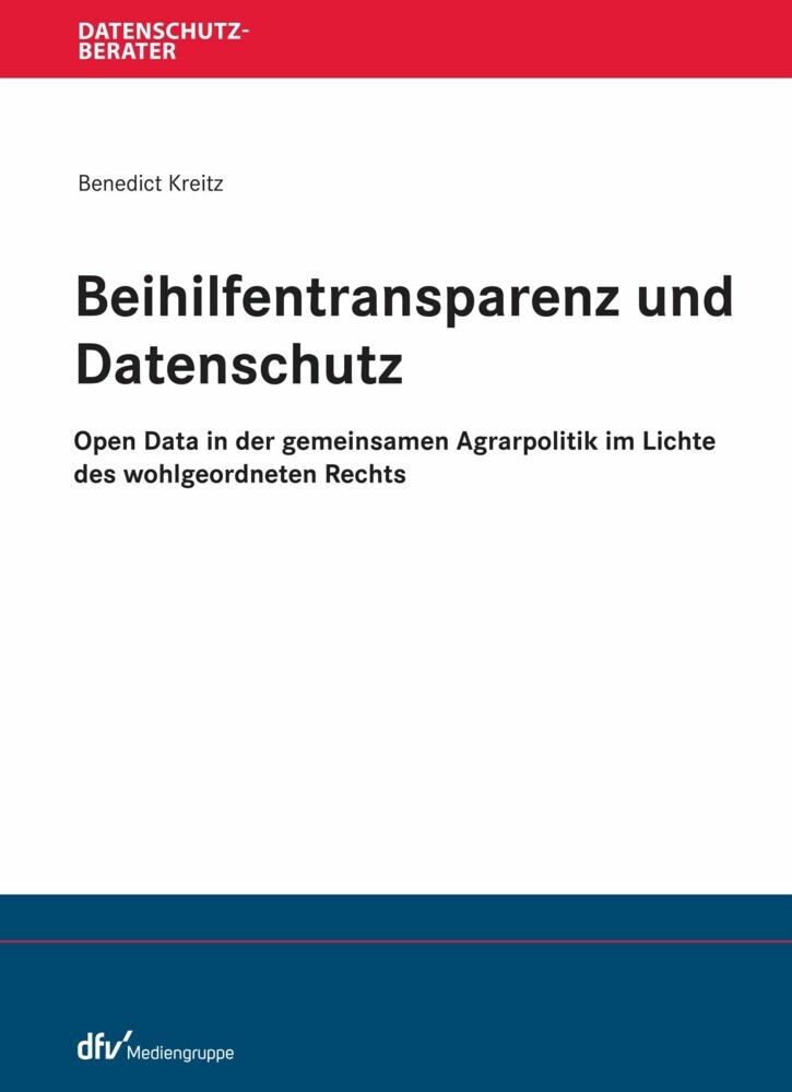 Beihilfentransparenz und Datenschutz main product photo