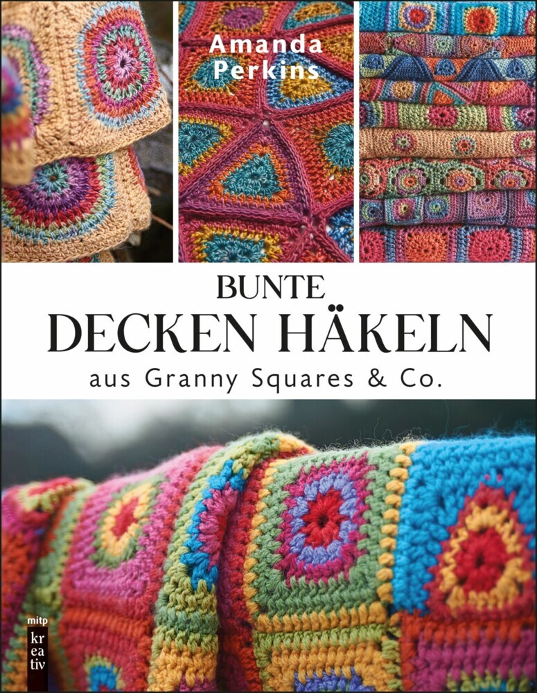Bunte Decken häkeln aus Granny Squares & Co. main product photo