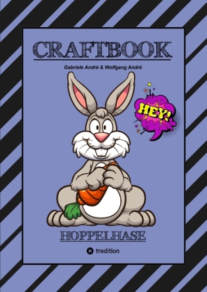 CRAFTBOOK - 100 BLATT LUSTIGE HASEN - NIEDLICHE AUSMALMOTIVE -...