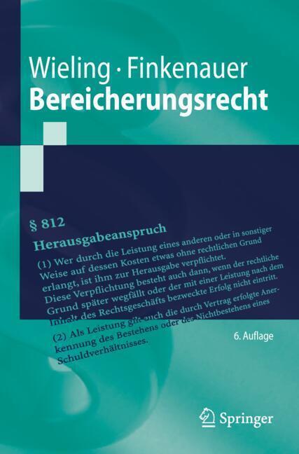Bereicherungsrecht main product photo