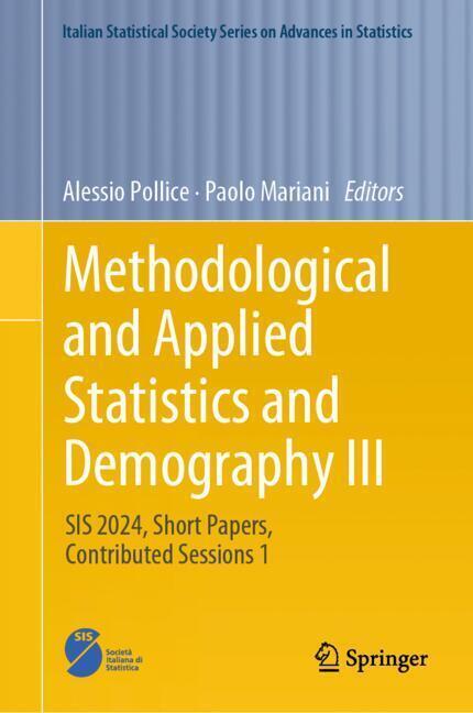 Methodological and Applied Statistics and Demography III main product photo