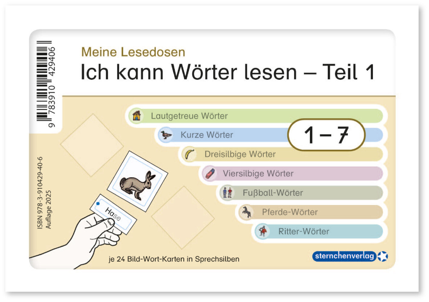 Ich kann Wörter lesen - Teil 1 - Meine Lesedosen 1-7 im Set main product photo
