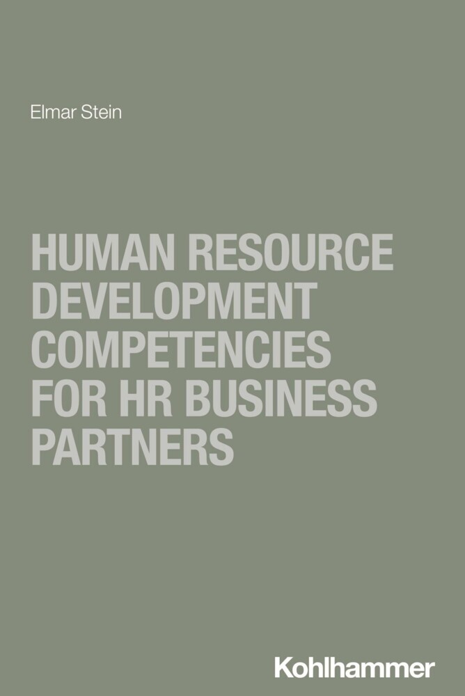 Human Resource Development Competencies for HR Business Partners main product photo