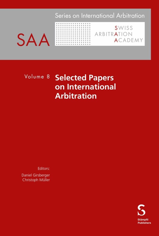 Selected Papers on International Arbitration main product photo