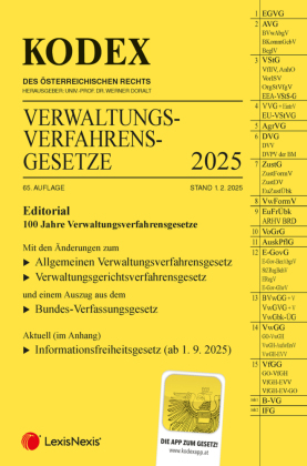 KODEX Verwaltungsverfahrensgesetze (AVG) 2025 - inkl. App