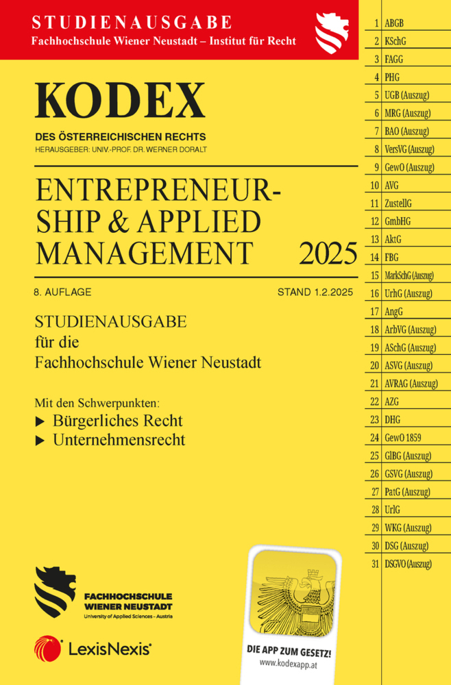 KODEX Entrepreneurship & Applied Management 2025 - inkl. App main product photo