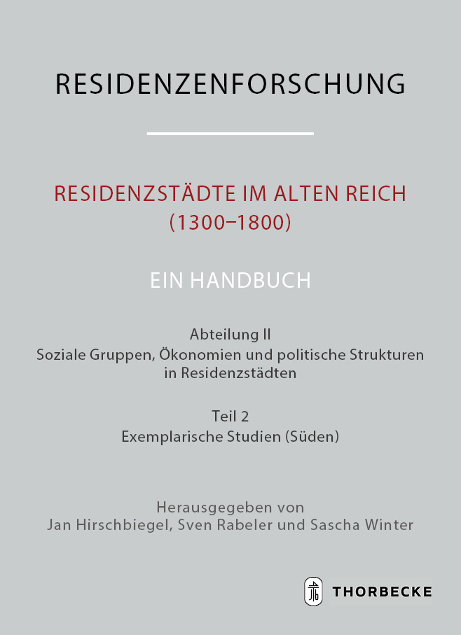 Residenzstädte im Alten Reich (1300-1800). Ein Handbuch main product photo