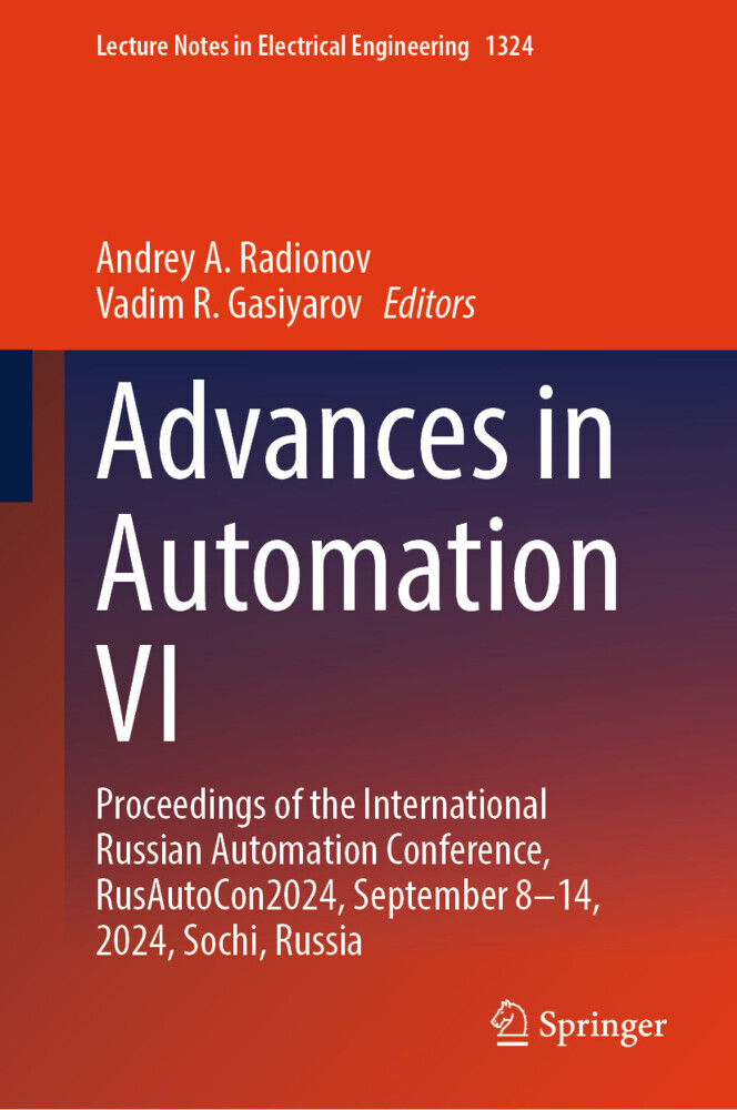 Advances in Automation VI main product photo