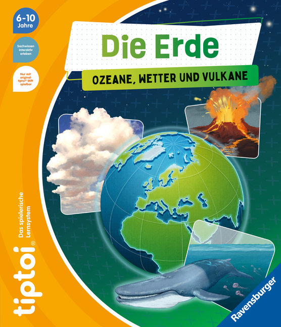 tiptoi® - Die Erde: Ozeane, Wetter und Vulkane main product photo