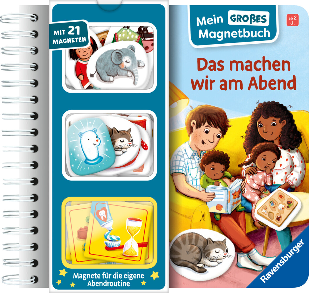 Mein großes Magnetbuch - Das machen wir am Abend main product photo