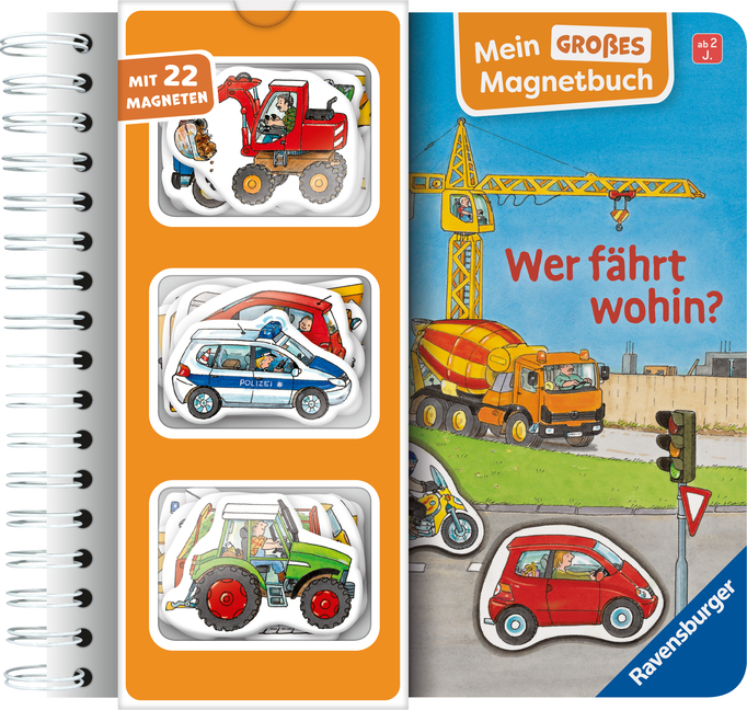 Mein großes Magnetbuch - Wer fährt wohin? main product photo