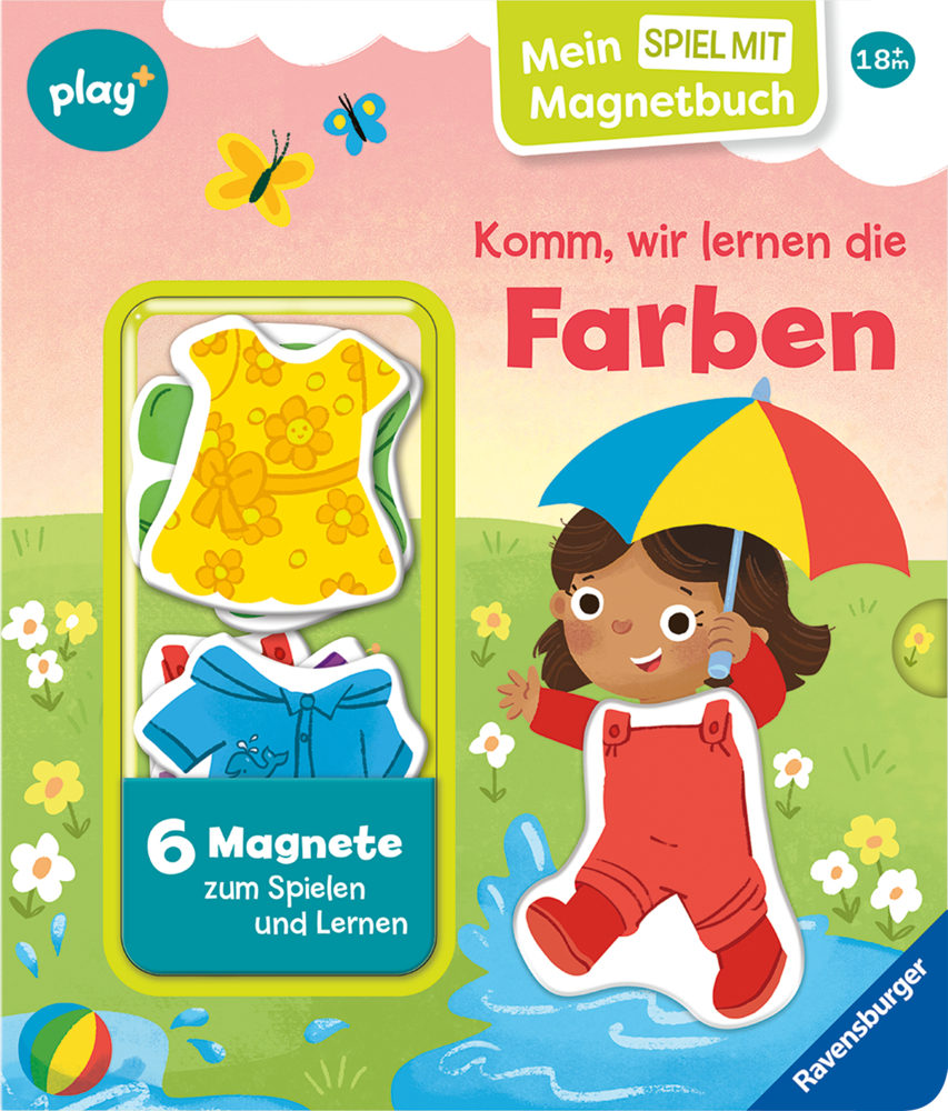 Play+ Mein Spiel mit-Magnetbuch Komm, wir lernen Farben - ab 18 Monate main product photo