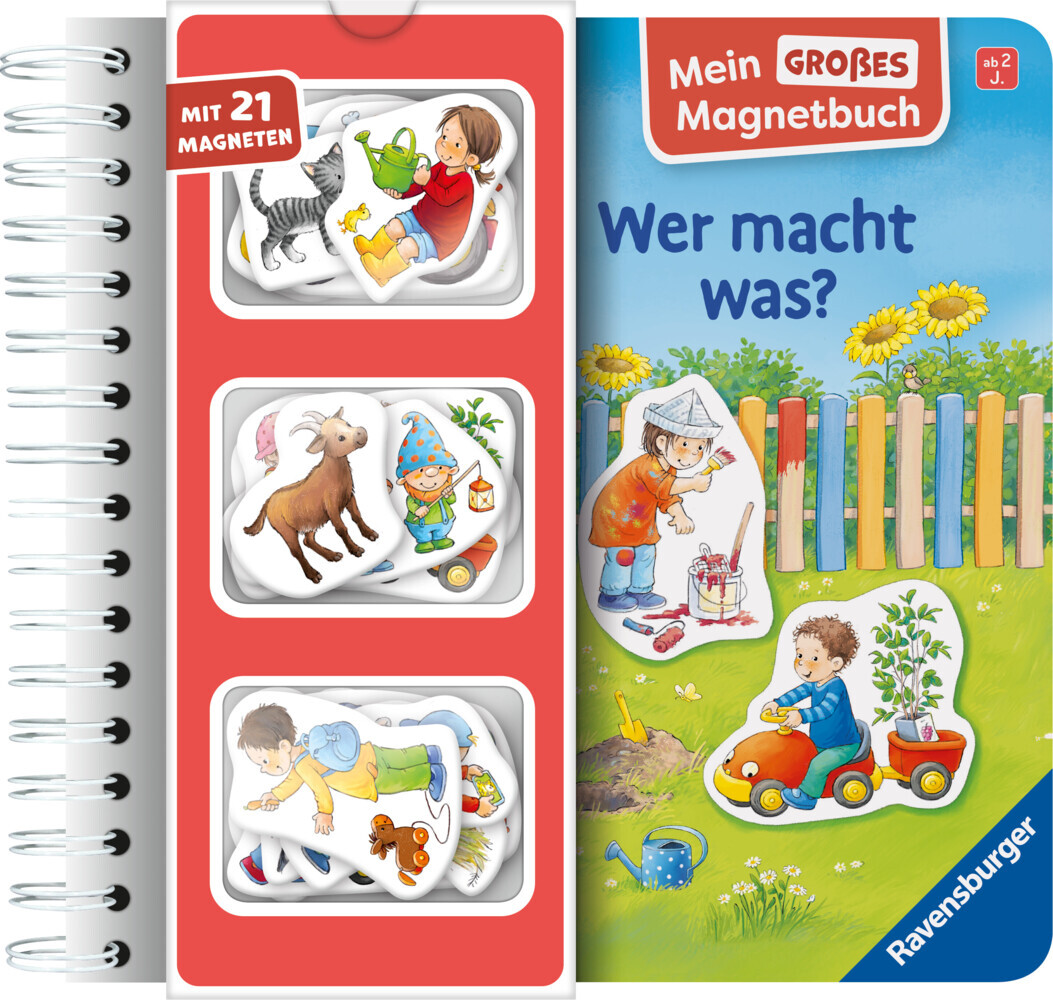 Mein großes Magnetbuch - Wer macht was? main product photo