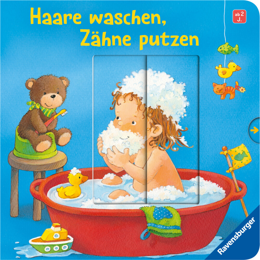Haare waschen, Zähne putzen main product photo