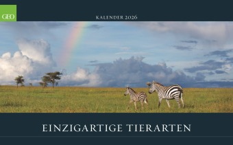 GEO Einzigartige Tierarten 2026 - Wand-Kalender - Tier-Kalender - Poster-Kalender - 58x36