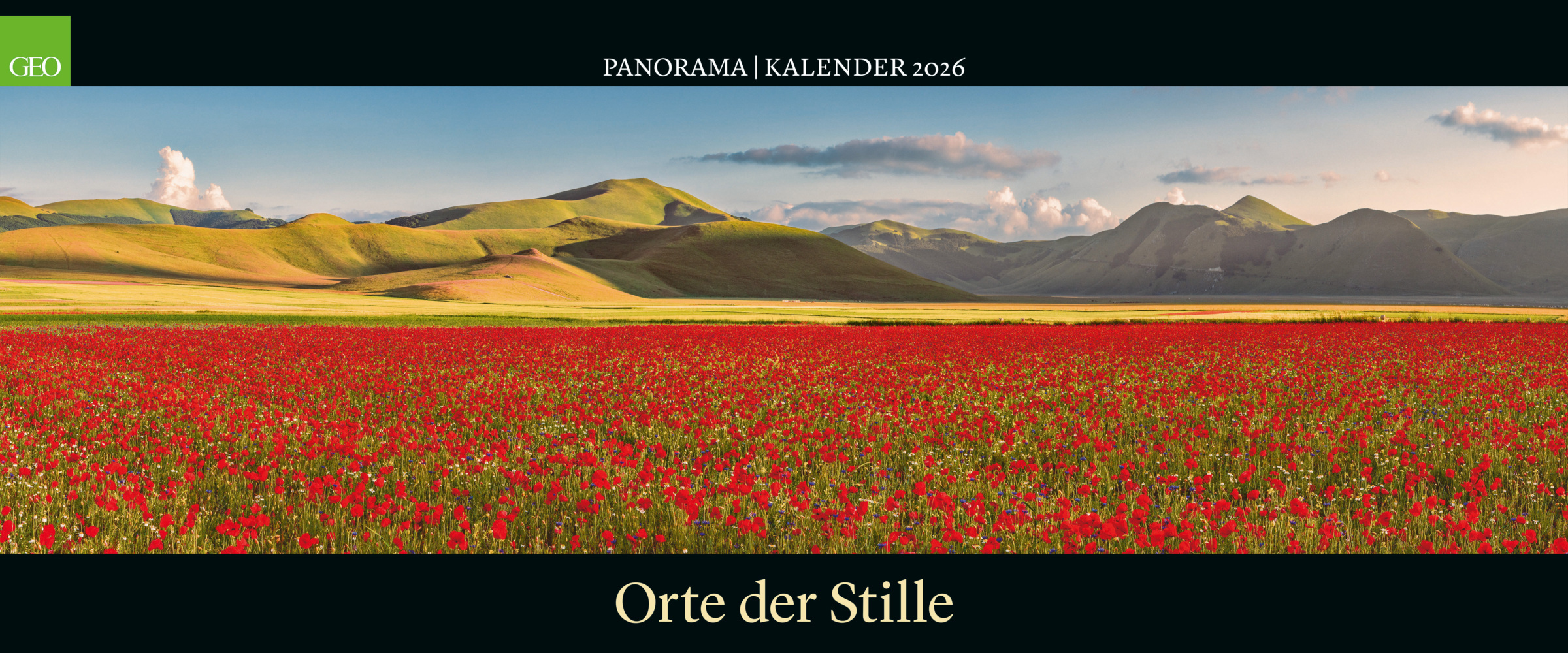 GEO Panorama: Orte der Stille 2026 - Panorama-Kalender - Wand-Kalender - Groß-Formate - 120x50 main product photo