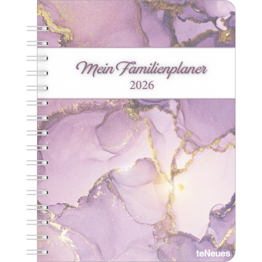 Familienplaner-Buch Glamour 2026 - Diary - Buchkalender - Taschenkalender - 17,5x23,1 main product photo